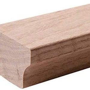 Red Oak 6084-8 2-5/8 Inch Width X 1-5/8 Inch Tall Modern Style Straight ...