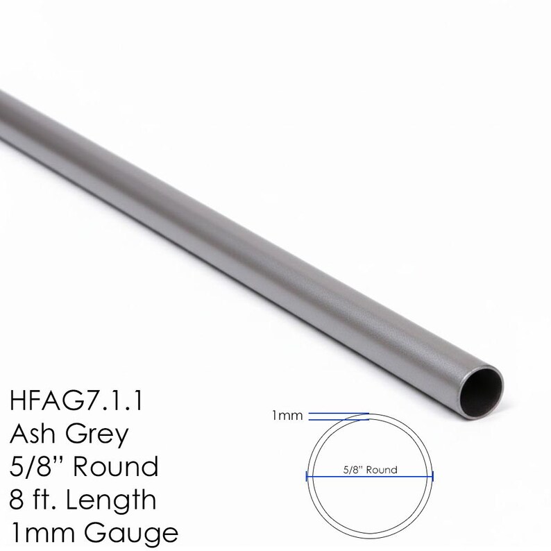 3 Pack - Horizontal Bar Balusters for Stair Remodel - 5/8" Round x 5 ft. or 8 ft. - Various Finish Options 3 x HFAG7.1.1
