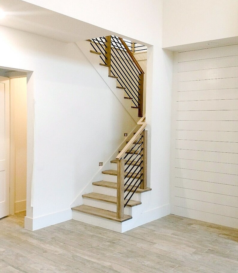 3 Pack - Horizontal Bar Balusters for Stair Remodel - 5/8" Round x 5 ft. or 8 ft. - Various Finish Options image 5