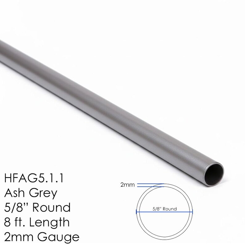 3 Pack - Horizontal Bar Balusters for Stair Remodel - 5/8" Round x 5 ft. or 8 ft. - Various Finish Options 3 x HFAG5.1.1