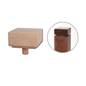 Red Oak RO-SQUARE-CAP-4000 Modern Cap for 4000 Series Newel Post - ro-square-cap-4000