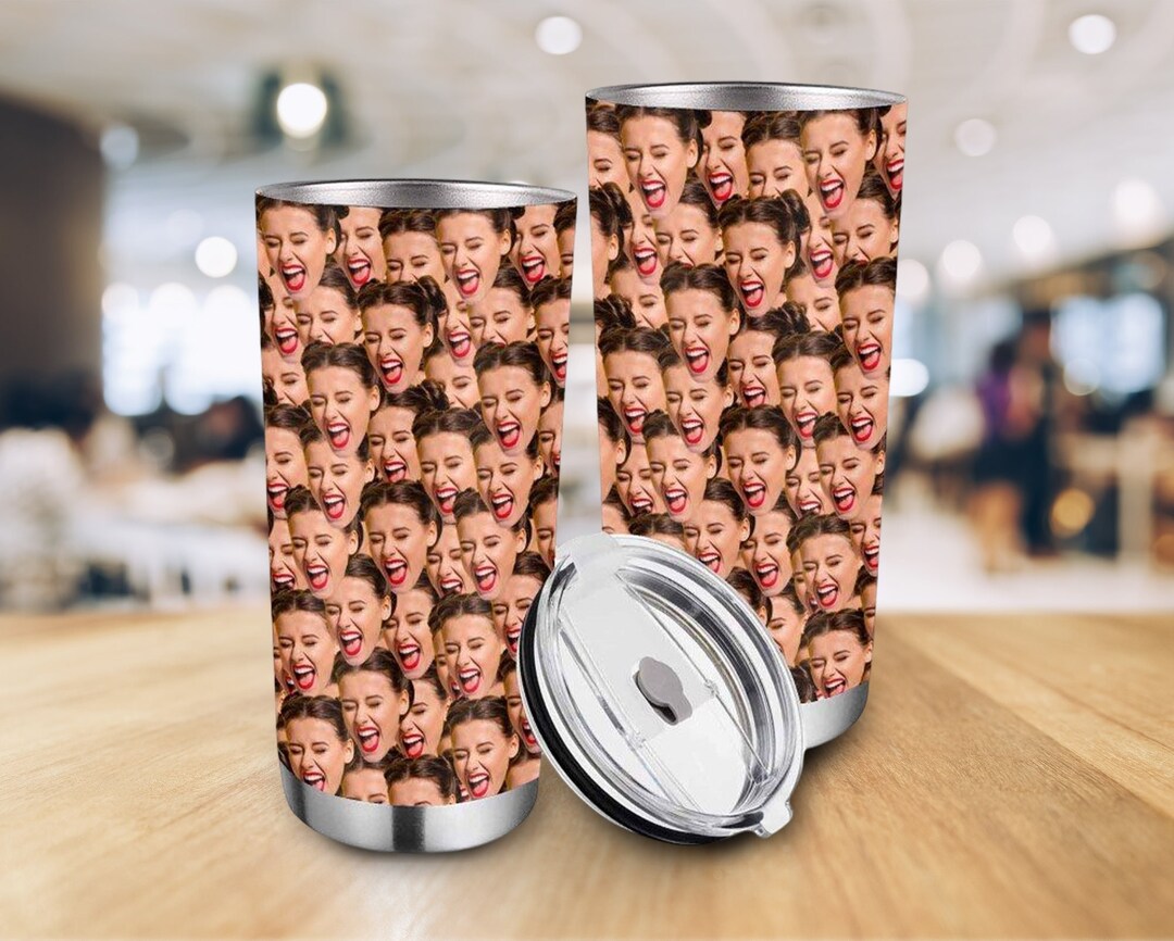 Subli Photo Personalized Photo Tumbler, Custom Face Travel Mug, Pictures Cups ...