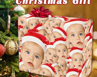 Custom Faces Wrapping Paper: Personalized Photo Gift Wrap