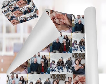 Custom Photo Wrapping Paper: Personalized Family Picture Gift Wrap