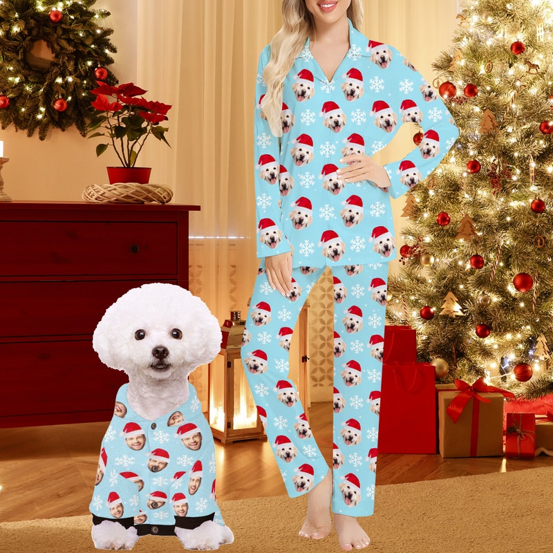 Elegant Matching Christmas Dog And Owner Pajamas Gallery