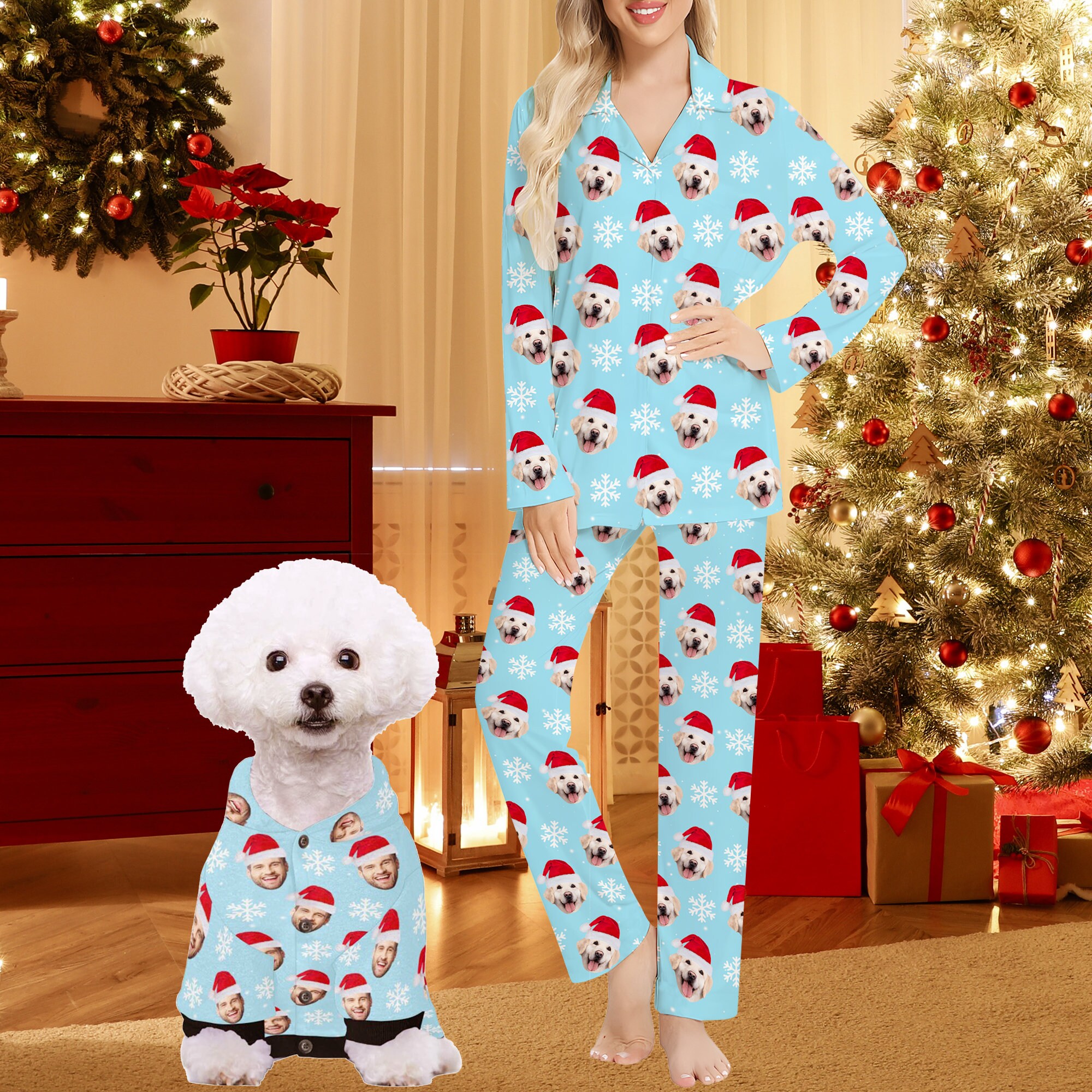2 Piece Bichon Children's Pajama Set - Holiday 2 Piece Bichon Children's Pajama Set - Holiday