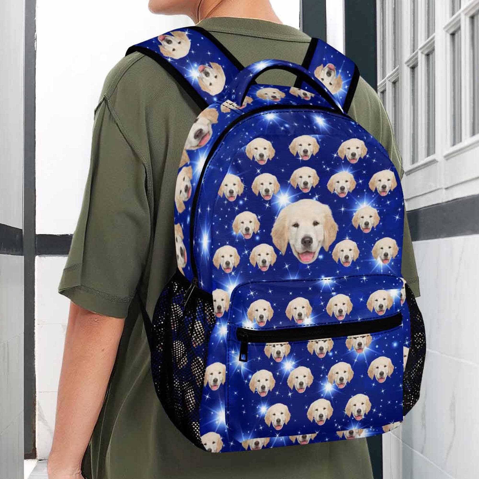 Dog backpack for school online