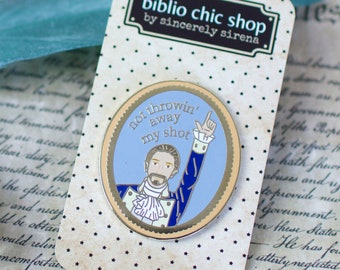 Alexander Hamilton Enamel Pin | "My Shot" Gold Plated Lapel Pin