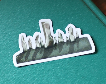 Stehende Steine | Outlander Craigh na Dun Matte Vinyl Aufkleber