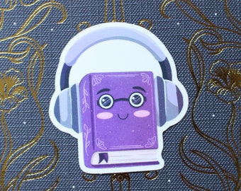 Audiobook Book Sticker | Waterproof Reader Gift