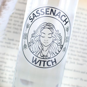 Sassenach Witch Clear Vinyl Sticker