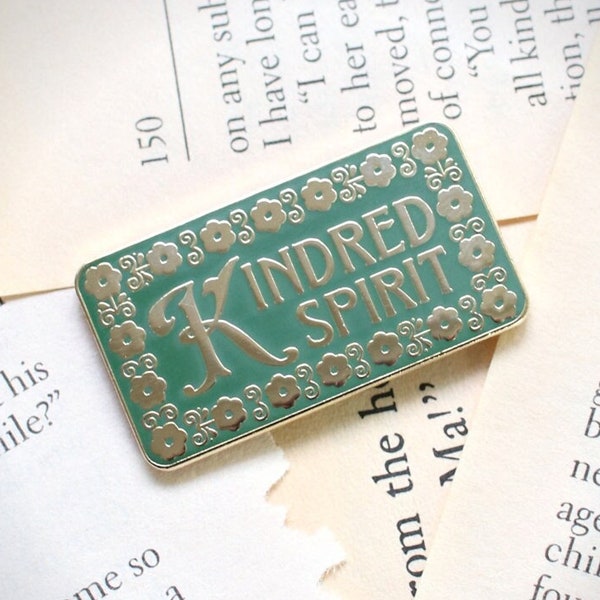 Pin de esmalte duro de Kindred Spirit / Regalo inspirado en Ana de las Tejas Verdes