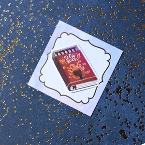 Slow Burn Romance Book Trope waterproof sticker