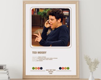 Ted Mosby Poster Etsy