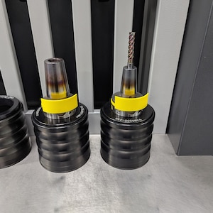 Hsk Tool Tag Identification Data Clip Machinist Tracking System Zoller Presetter Compatible Workshop Equipment Label Organization Machine