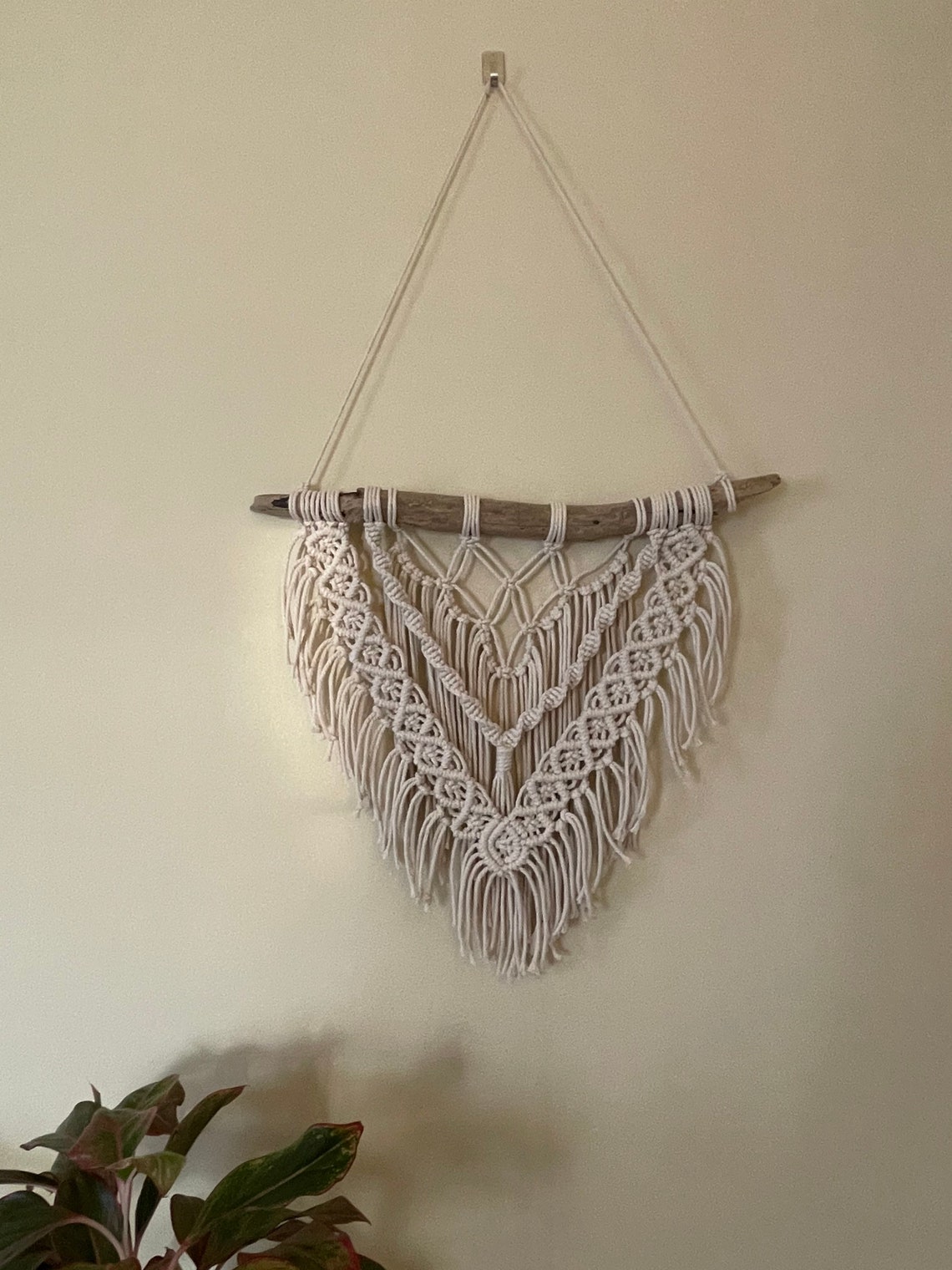 Driftwood 3 Layered Macramé Wall Hanging Etsy