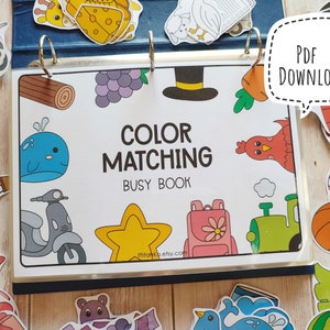 PDF Download: Color Matching Busy Book by IftitahKa