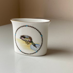 Royal Worcester Toothpick Holder - Birds