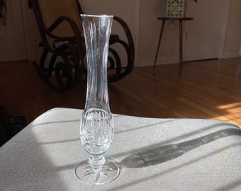 Waterford Crystal Lismore Footed Bud Vase 9"