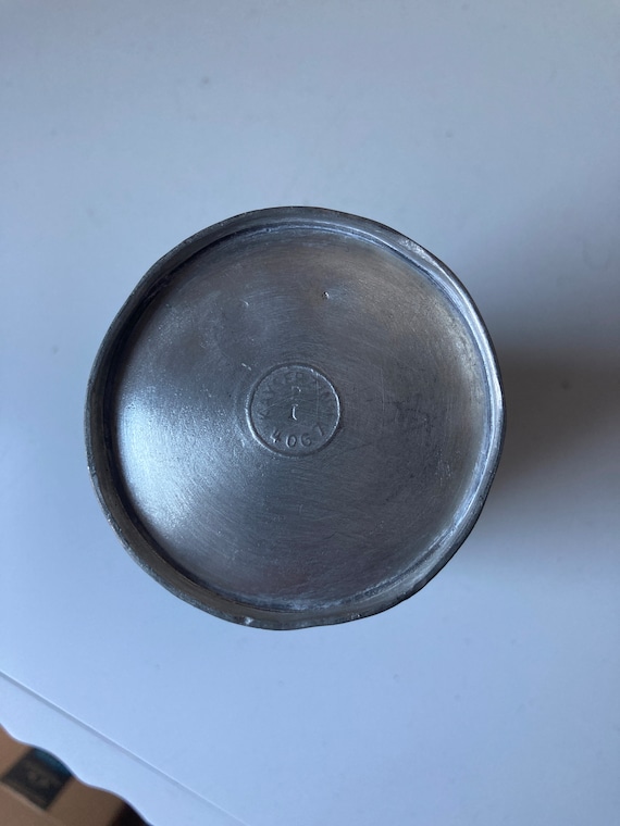 Kayserzinn Art Nuveau Pewter Vase - Early Number 4067 Dates