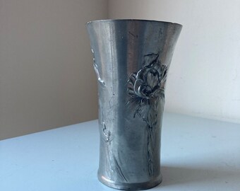 置物 levain Beautiful Art Nouveau / Secessionist Blue Small MINTON Vase