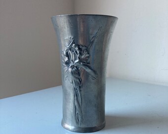 Pelz サイン Etain Garanti Pur ピューター 裸婦 錫花瓶 Pelz サイン Etain Garanti Pur ピューター 裸婦 錫花瓶