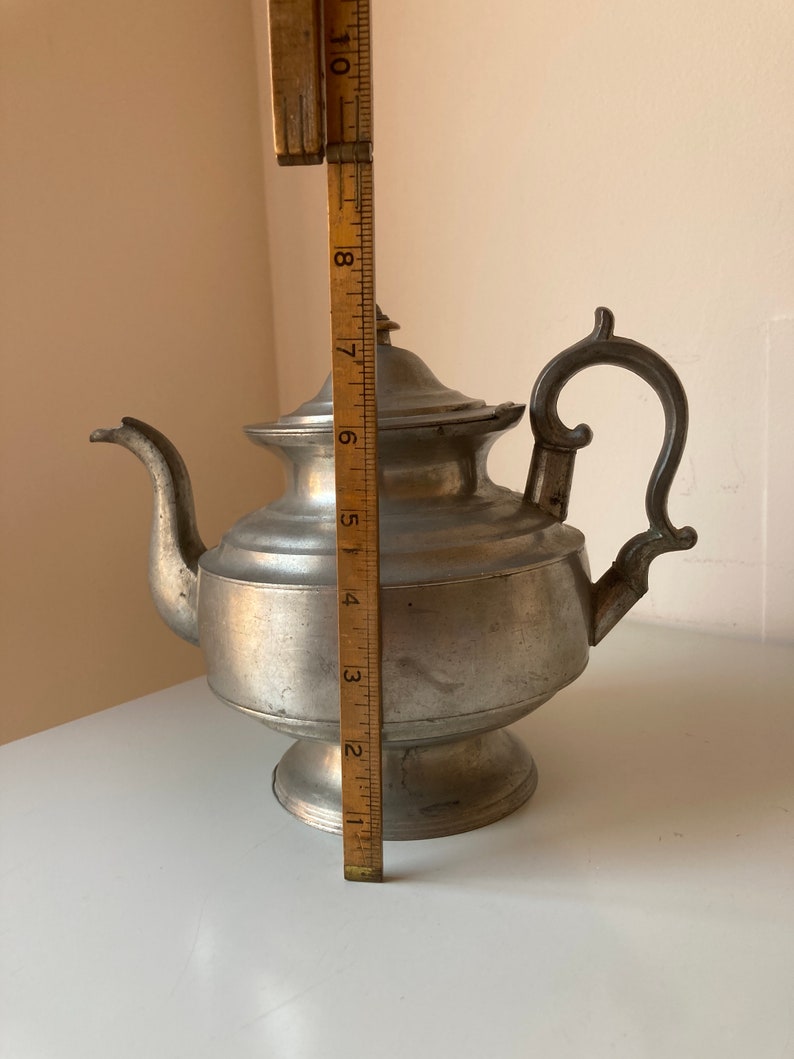 Antique American Pewter Teapot by Boardman & Hart, Nyork 182747 Etsy