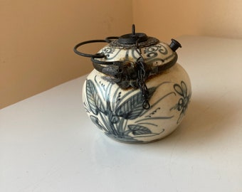 Antique 19th Century Late Qing Chinese Blue and White Porcelain