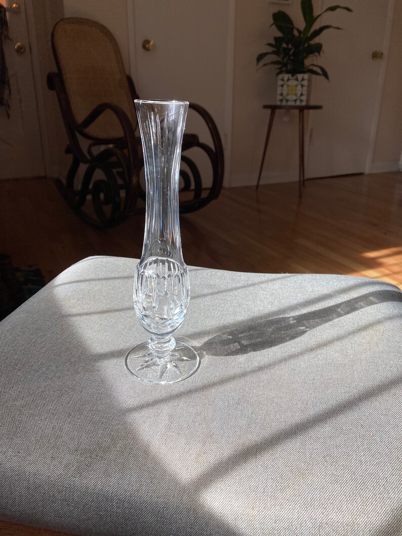 Waterford Crystal Lismore Footed Bud Vase 9 Etsy