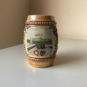 Vintage GERZ Souvenir Beer Stein - Geneve