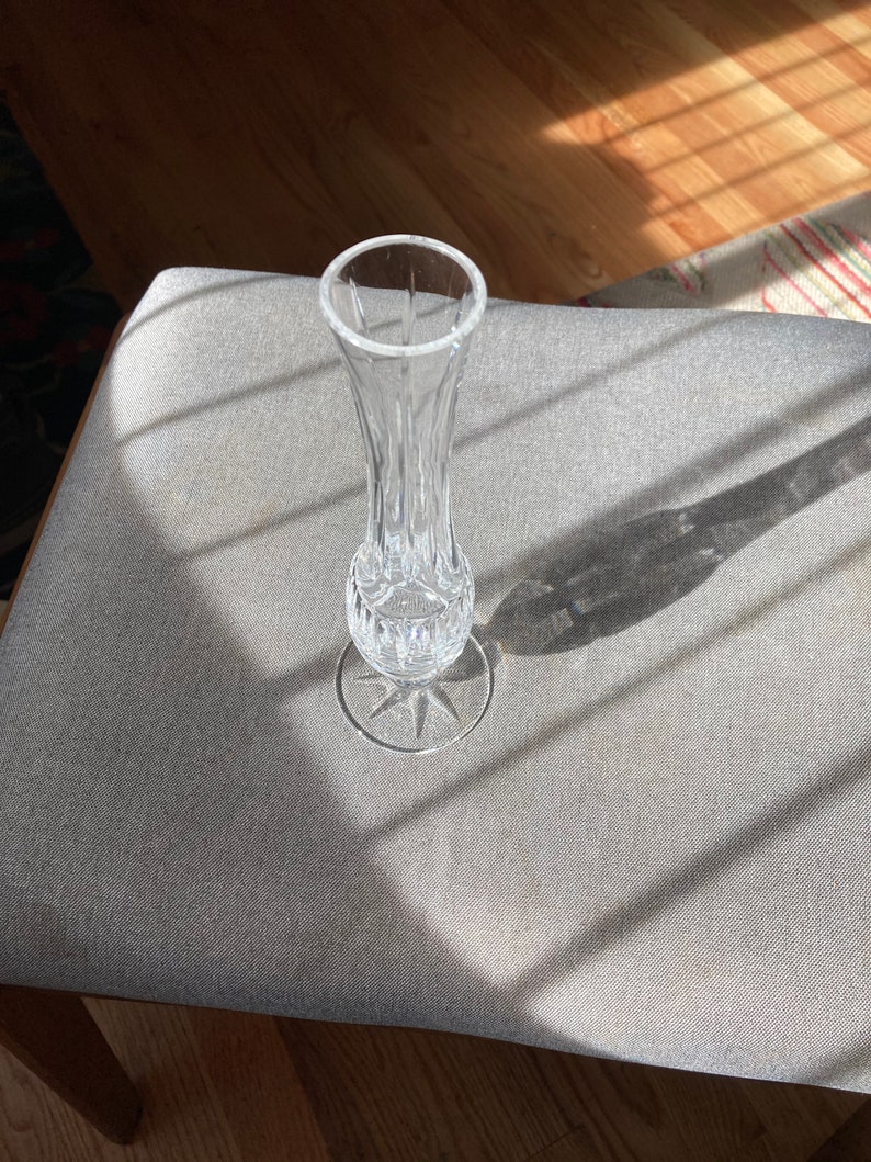 Waterford Crystal Lismore Footed Bud Vase 9 Etsy