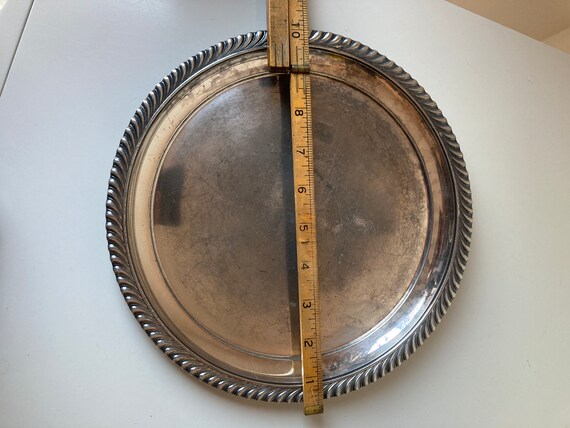 Simpson Hall Miller & Co. Quadruple Silver Plate 10 Inch Plate #35
