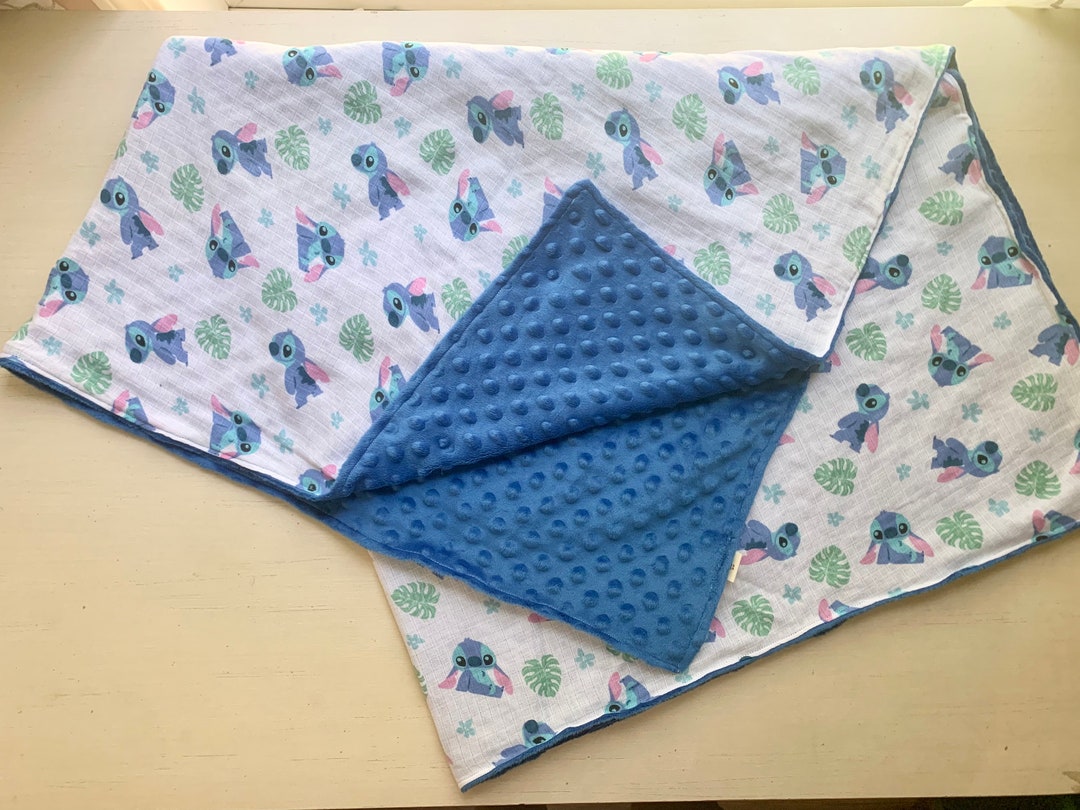 Stitch Bubble Minky Blanket Etsy