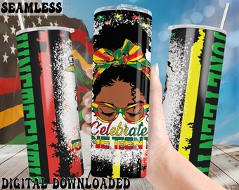 juneteenth tumbler,juneteenth png,black queen tumbler,juneteenth gift,black girl tumbler,20oz skinny tumbler,juneteenth tumblers