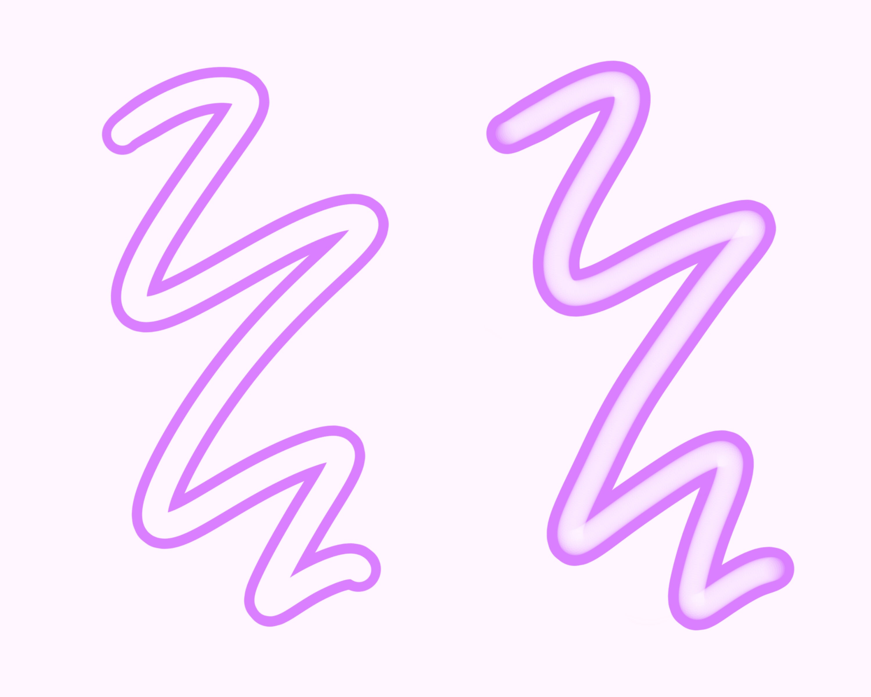 Monoline outlines brush set for procreate / lettering brushes Etsy