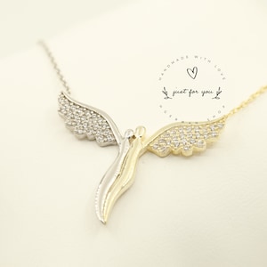 Angel Wing Silver Necklace