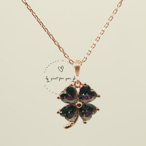 Four Leaf Clover Silver Necklace