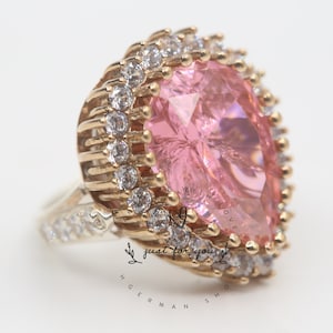 Handmade Tourmaline Ring, Dainty Cubic Zircon 925 Sterling Silver Ring, Ottoman Hurrem Style Turkish Jewelry, Gift for Women, Gift for Her