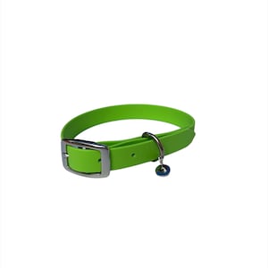 Apple Green Vegan Leder Hundehalsband - Biothane & Wasserfest