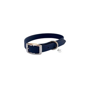 Marine Veganes Hundehalsband aus Leder - Biothane & Wasserfest