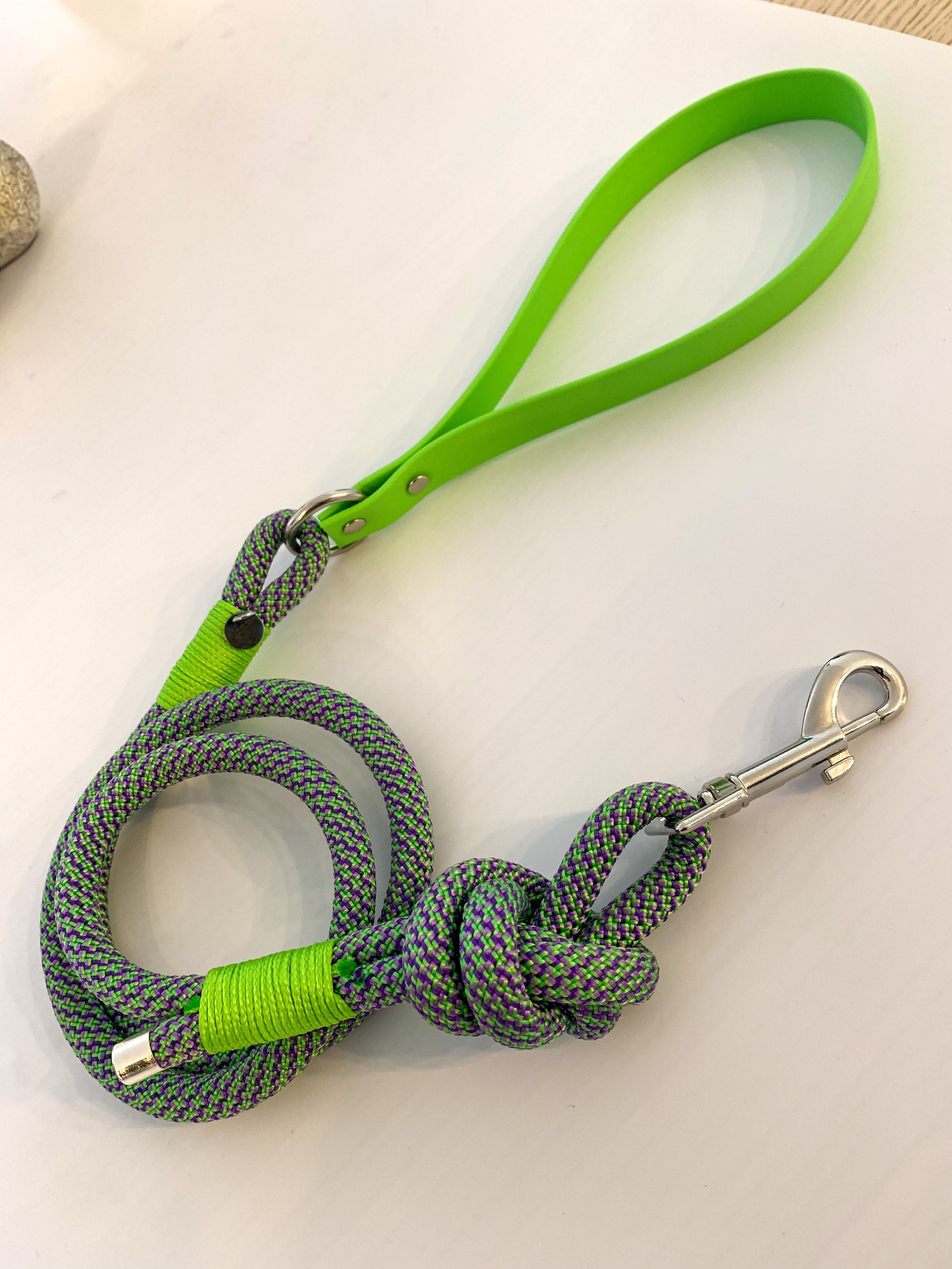 Tierluxe Hundeleine Blumen Design - Biothane Paracord Leine 250cm