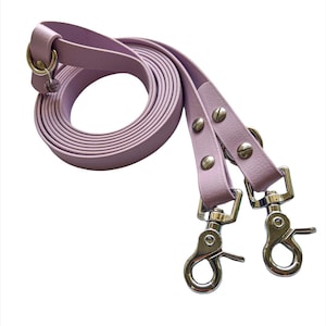 Lilac Hands Free Hundeleine - Biothane / Vegan Leder