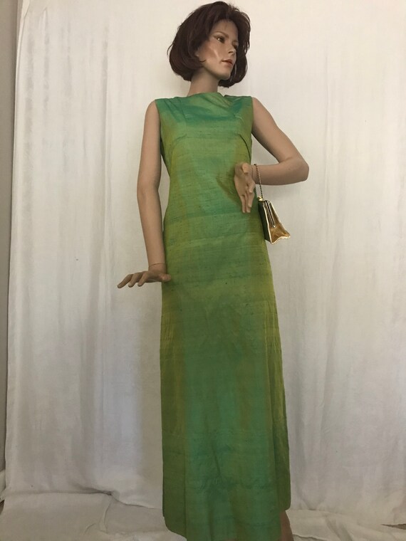 Vintage • 1960’s • Sleeveless • Maxi Dress