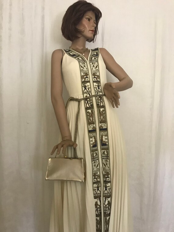 Vintage 1960’s Shaheen Sleeveless Maxi Dress