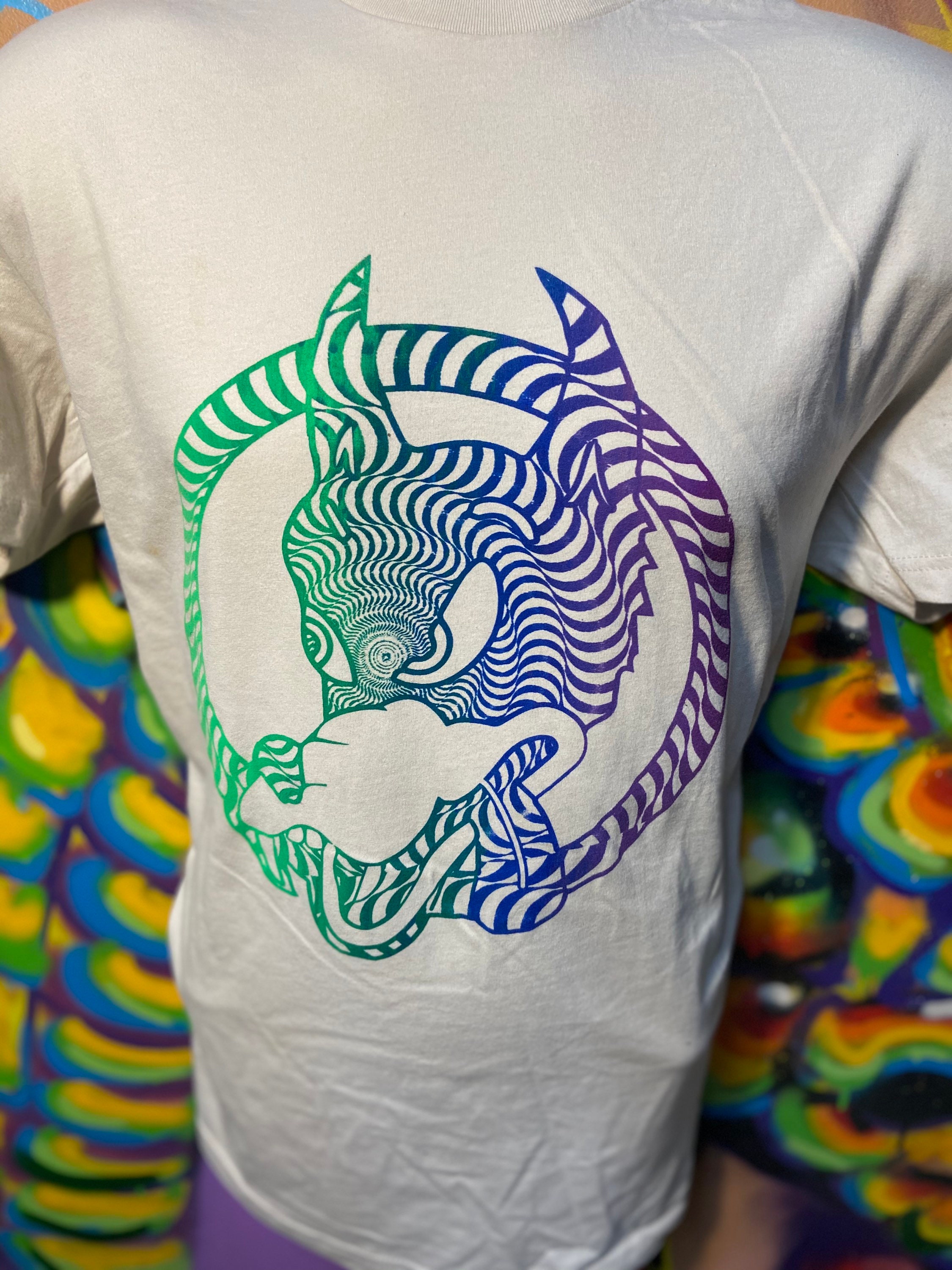 Jerry garcia wolf shirt Clearance