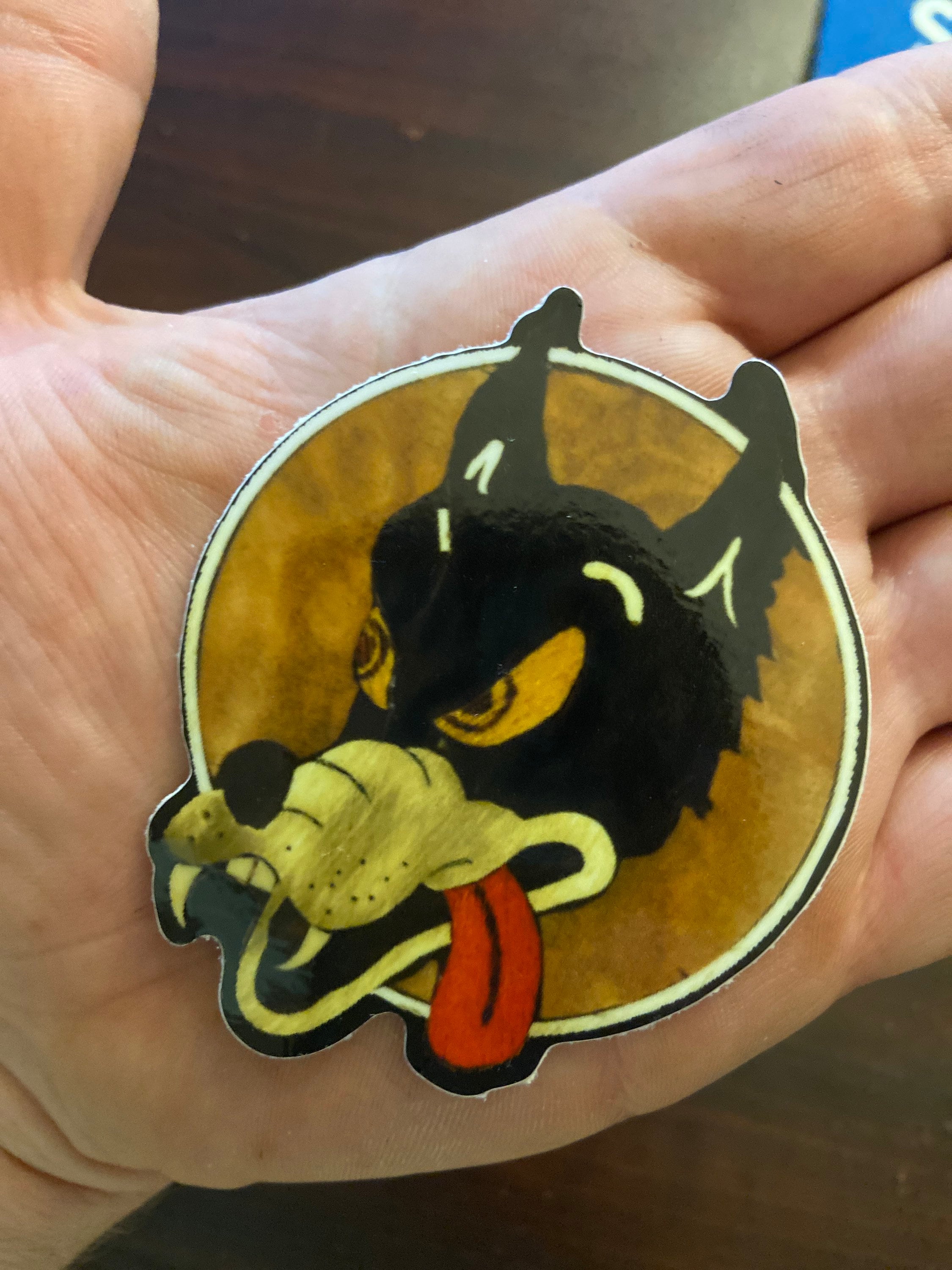 Jerry Garcia Wolf guitar inlay vinyl sticker Etsy