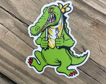Jerry Garcia Alligator Guitar Inlay 