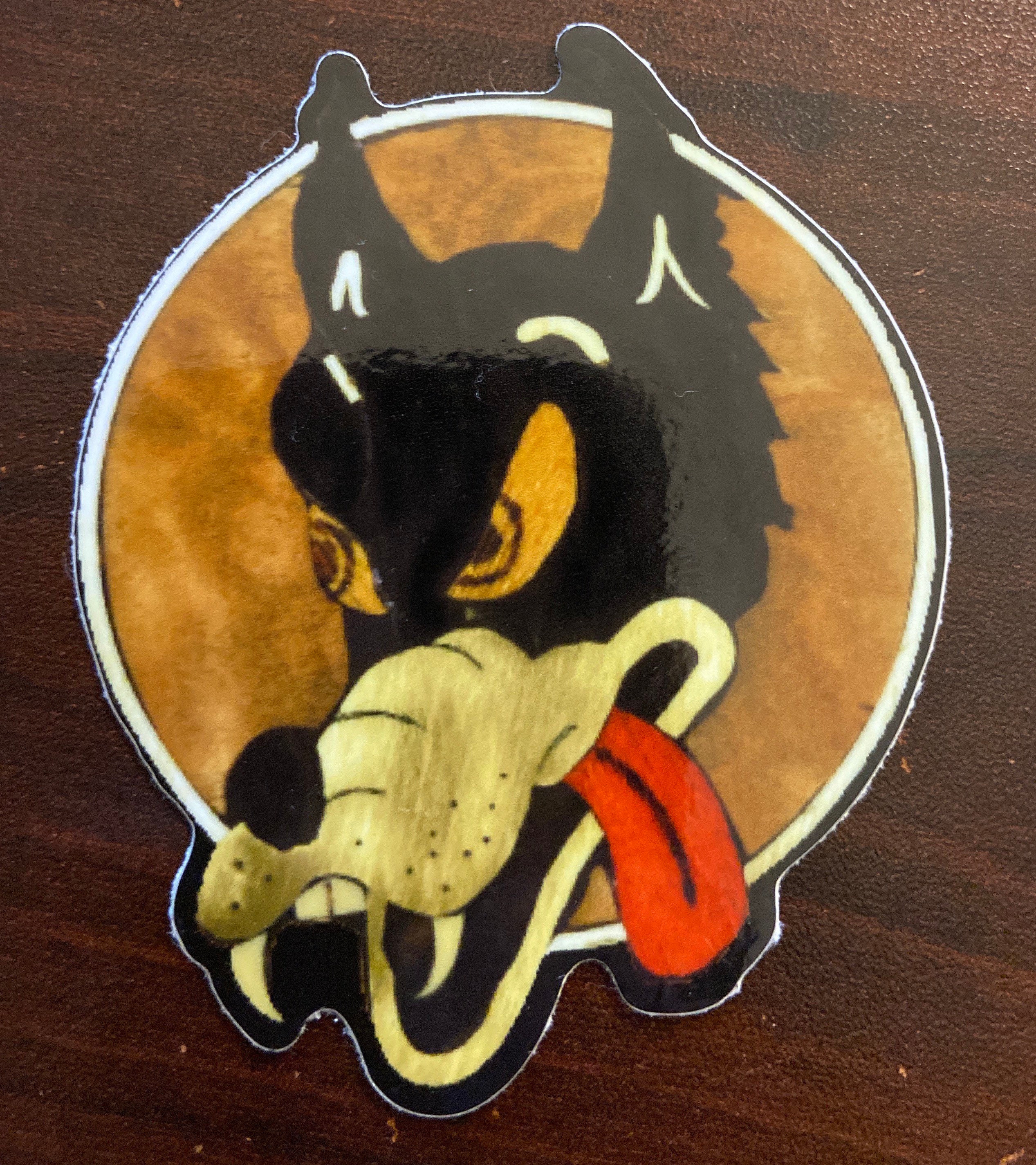 Jerry Garcia Wolf guitar inlay vinyl sticker Etsy