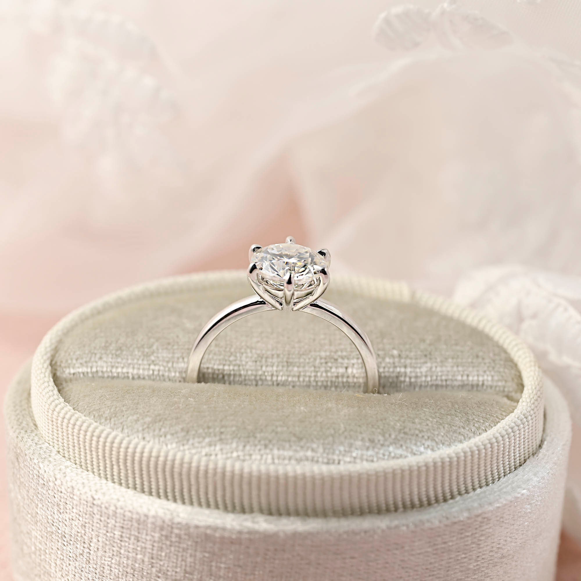 Low set 2024 solitaire engagement rings