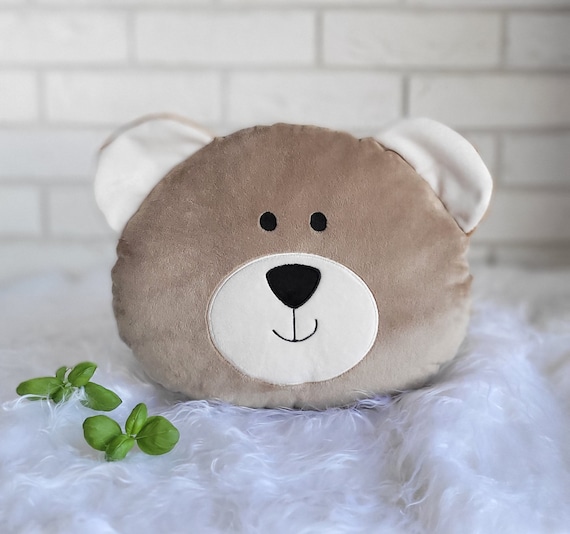 Kuschelkissen, personalisiert, Bär, Teddy, Tedi, Deko Kissen, Decor Pillow, Kinderzimmer, Kissen mit Namen,